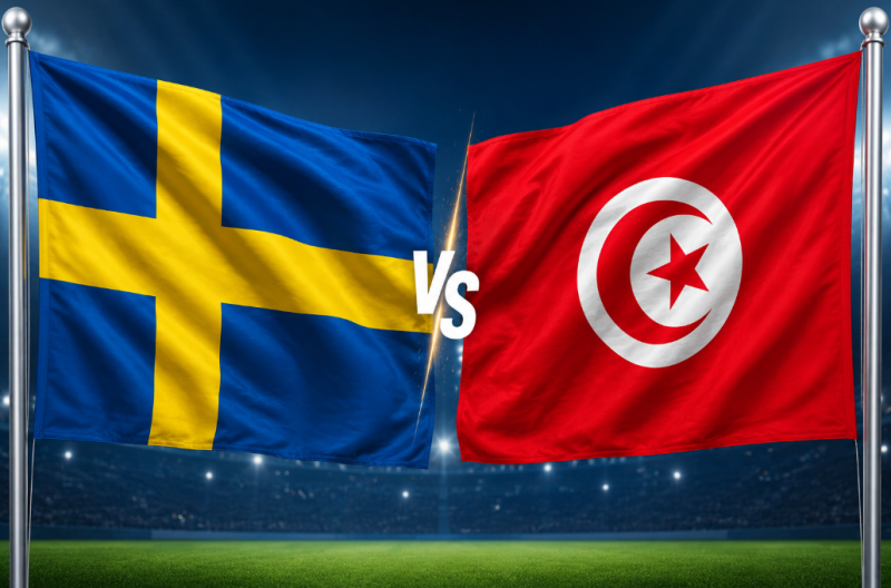 مشاهدة مباراة السويد وتونس في كأس العالم