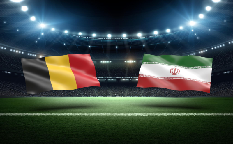 مشاهدة مباراة بلجيكا وإيران في كأس العالم